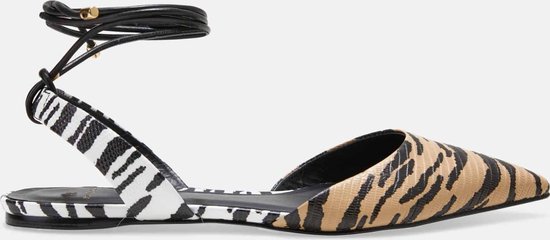 Mangará Dames sandalen Palmito Geitenleer - Dierenprint - Maat 40