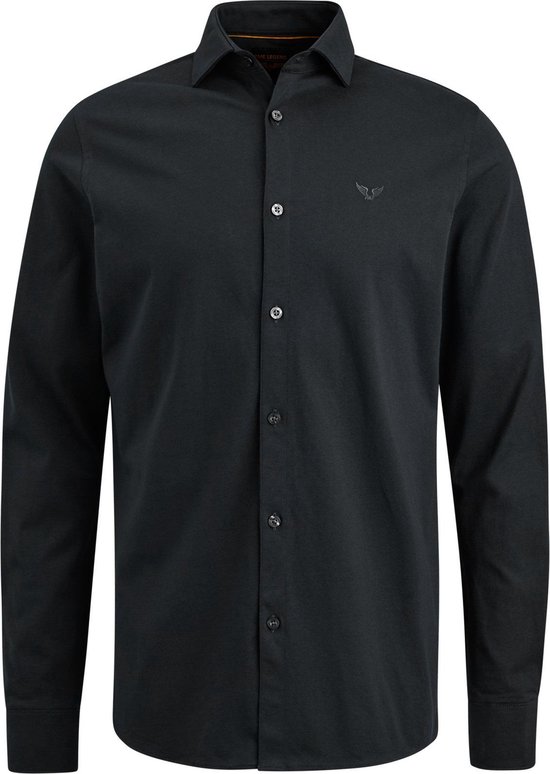PME Legend - Jersey Overhemd Zwart - Heren - Regular-fit