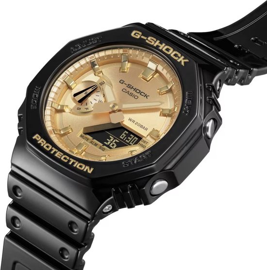 Casio G-Shock GA-2100GB-1AER Horloge - Kunststof - Zwart - Ø 45 mm