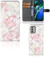 GSM Hoesje Geschikt voor Nokia G42 Wallet Book Case Cadeau voor Mama Lovely Flowers