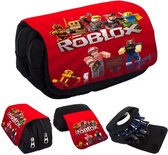 Roblox - Roblox Etui - XL - Etui - 3D - Rood - Etui met Flap - Grote Capaciteit - Ruime Opbergruimte - Schrijfwaren - Schoolgerei - Schoolspullen - Schooletui