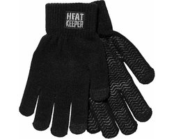 Antislip Handschoenen Kind - Thermisch - Touchscreen - Zwart - 9-12 jaar