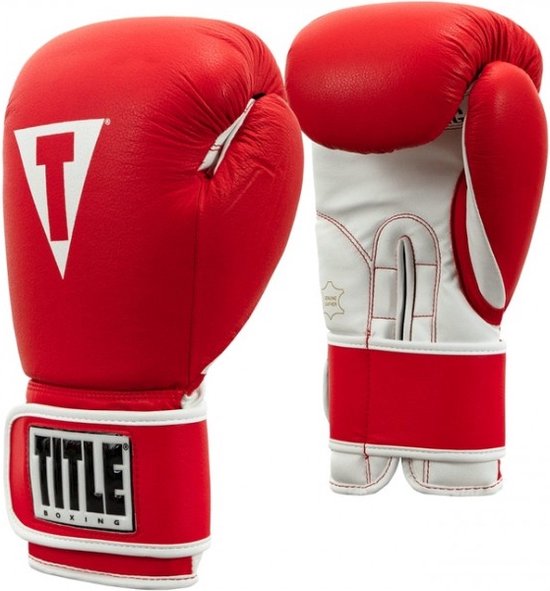 RDX Gants D'Entraînement En Cuir Pour Sports De Combat - Taille L Rouge