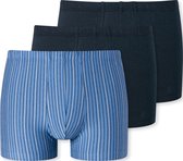 Schiesser 3PACK Shorts Heren Onderbroek - blauw - Maat 2XL