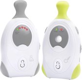 Draadloze Audio Babyfoon met Nachtlampje - Veilige en Handige Baby Monitoring - 300m Bereik - Hoorbaar en Visueel alarm - 2 Kanalen