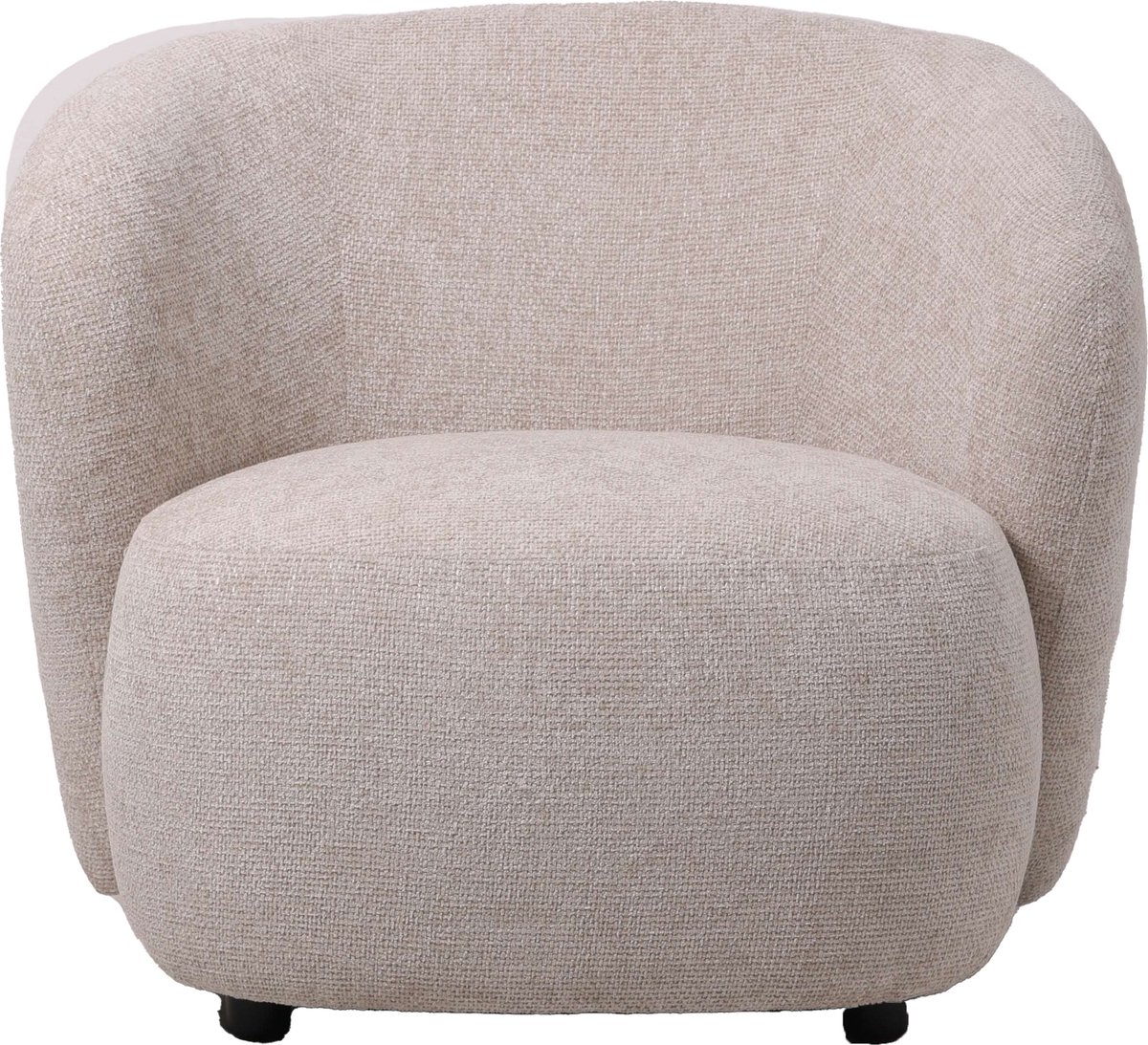 PTMD - Fauteuil Aphrodite - Beige - 89x85x70cm
