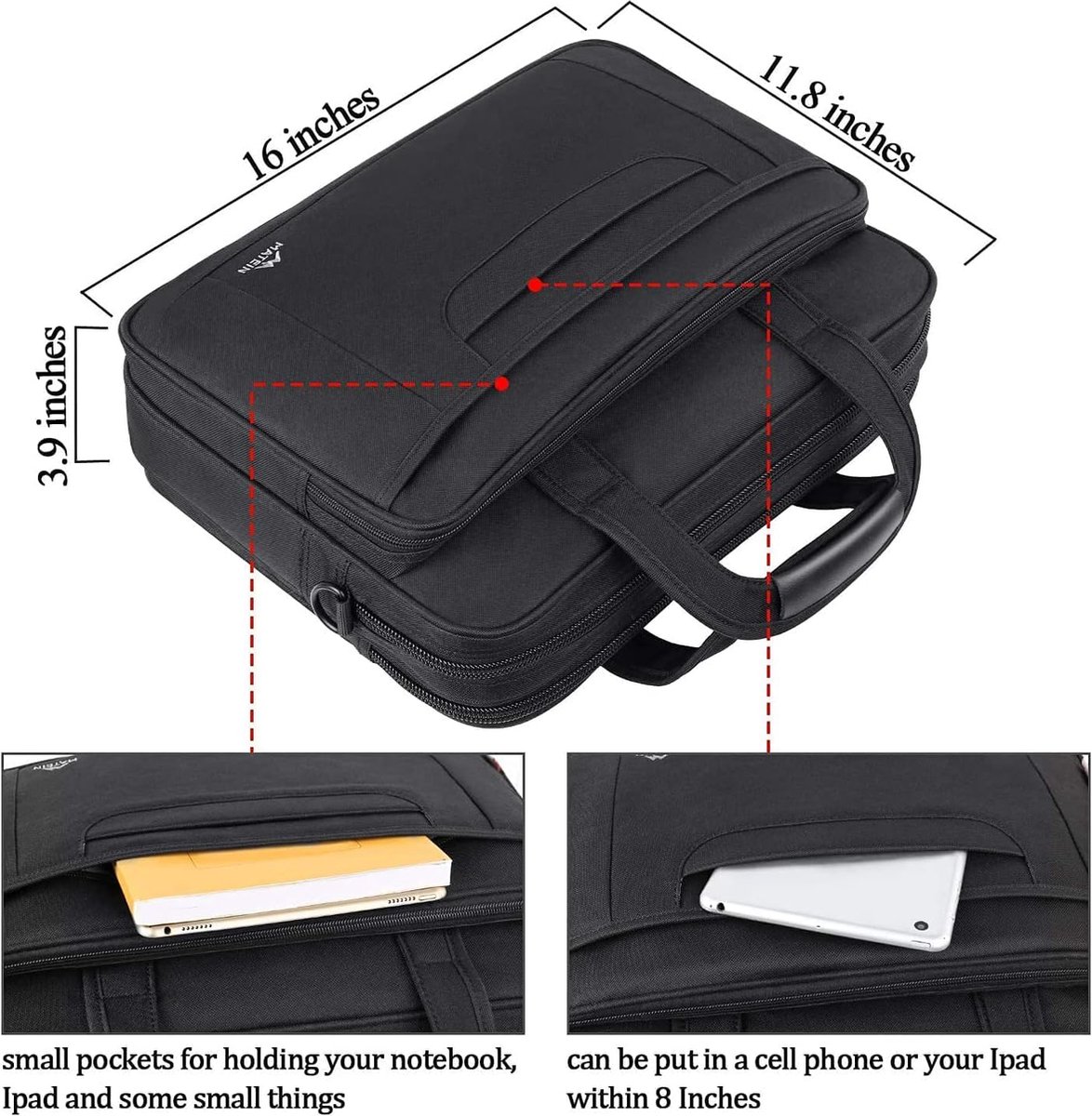 Laptoptas Aktetas Schoudertas Handtas - Laptop 15 6 inch - Urban U