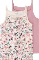 NAME IT NKFSTRAP TOP 2P NOSTALGIA FLOWER NOOS Sous-vêtements Filles - Taille 158/164