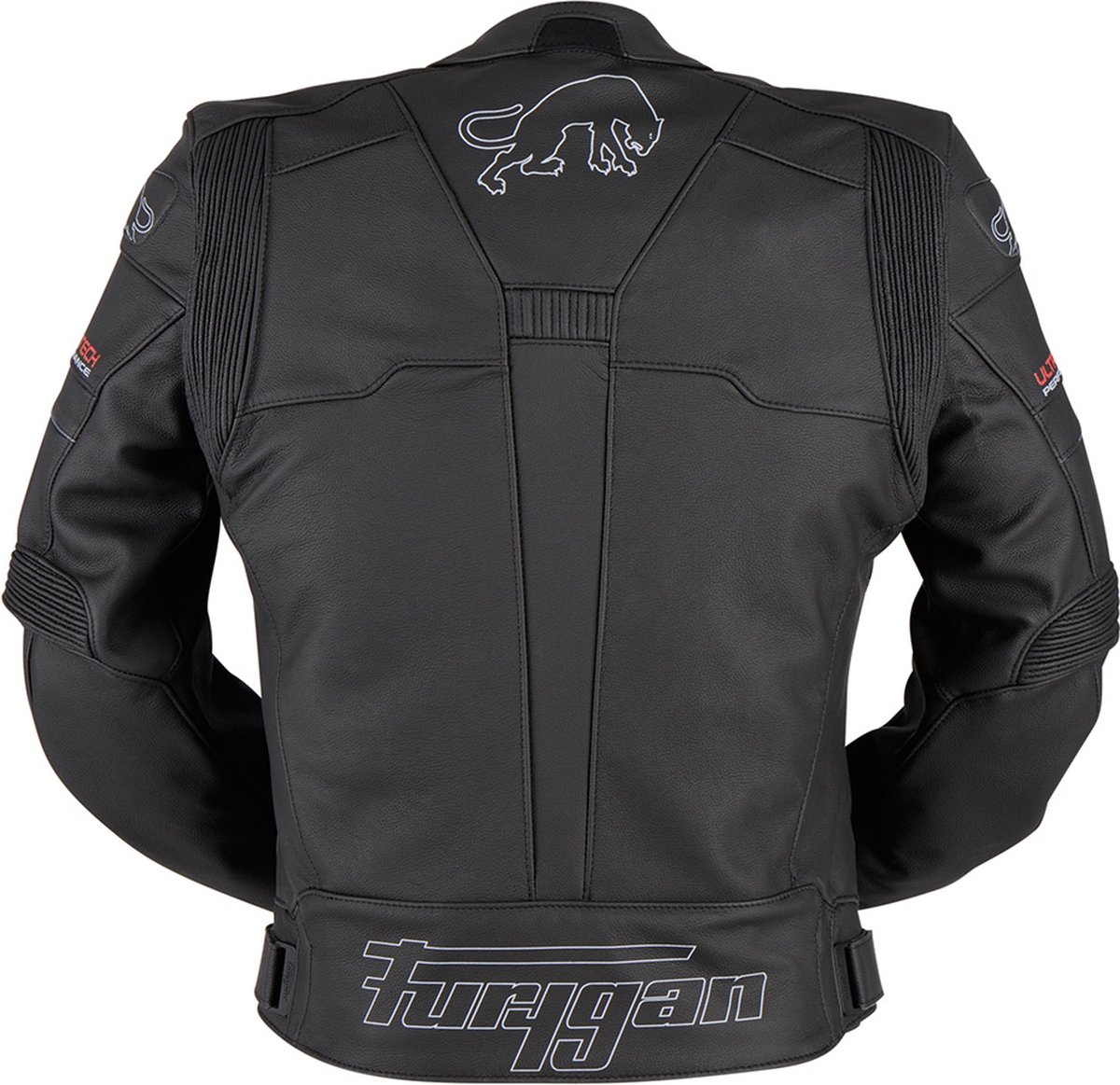 Furygan Nitros Black White Motorcycle Jacket L - Maat - Jas