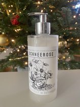 Original Florex® - Liquid Sheepmilk Soap 400ml Snow Rose - dispenser - organic Sheepmilk - Christmas Rose