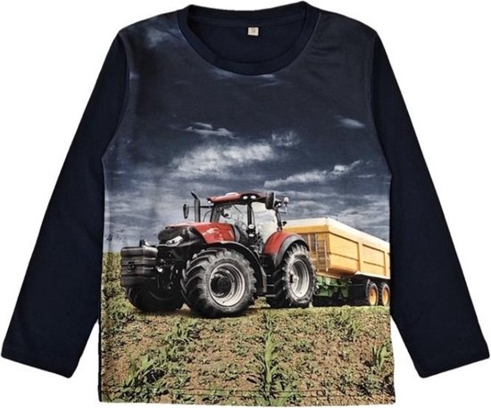 Shirt Lange Mouwen Longsleeve Case Tractor Maat 110/116