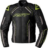RST S-1 Ce Mens Textile Jacket Black Grey Flo Yellow 46 - Maat - Jas