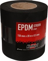 Kelfort EPDM Folie Zwart 0.15X20M X0.5mm - 1525902