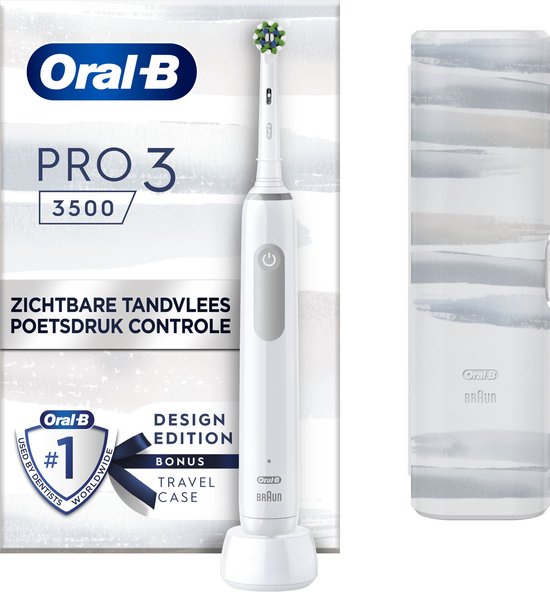 Oral-B Pro 3 3500 – Elektrische Tandenborstel – Wit