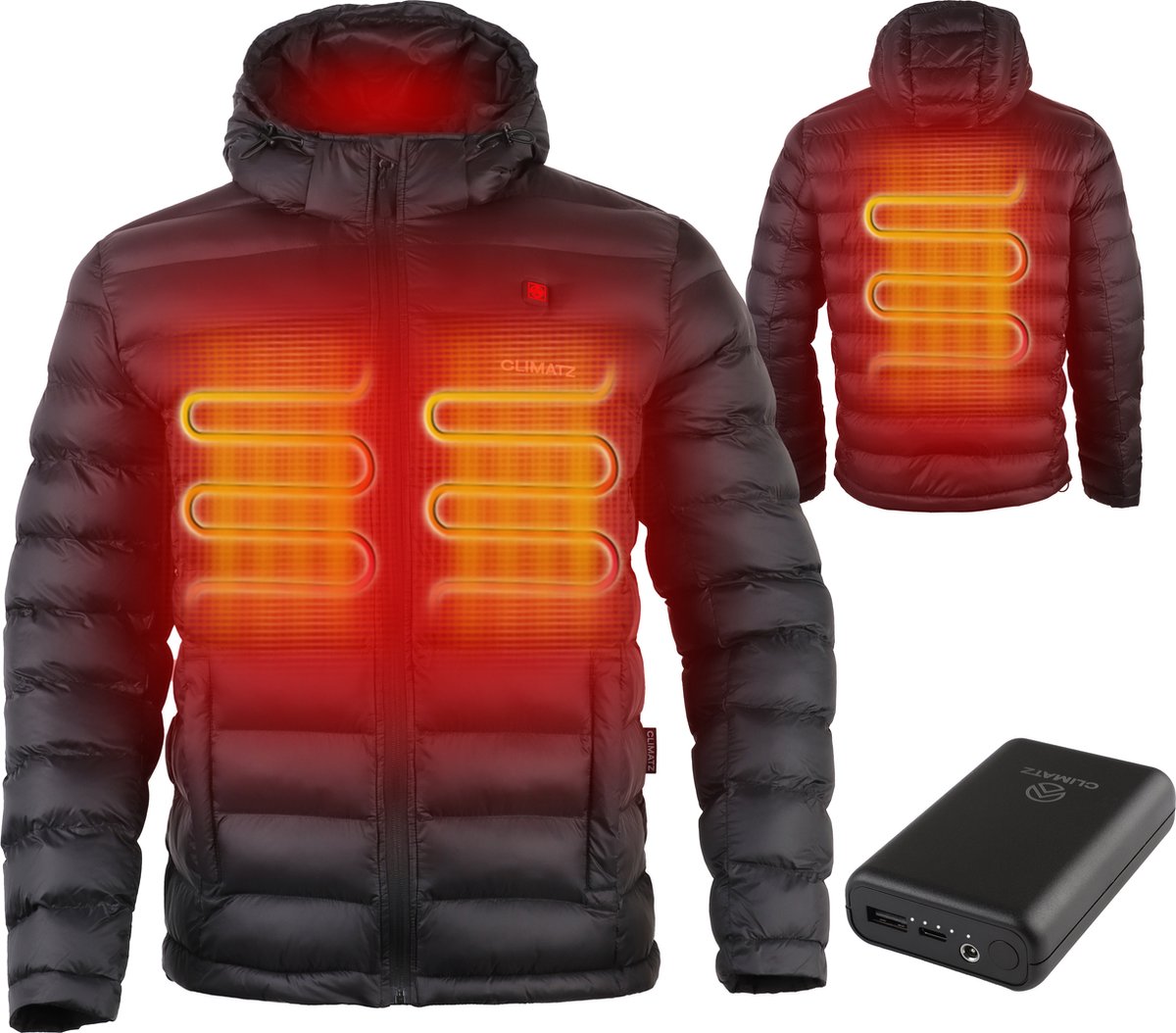 Climatz Verwarmde Jas met 10.000 mAh Powerbank –…
