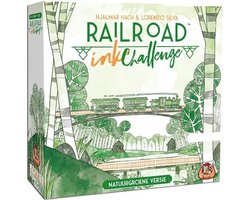 white goblin Railroad Ink Natuurgroen - Roll & Write spel - 1-4 spelers