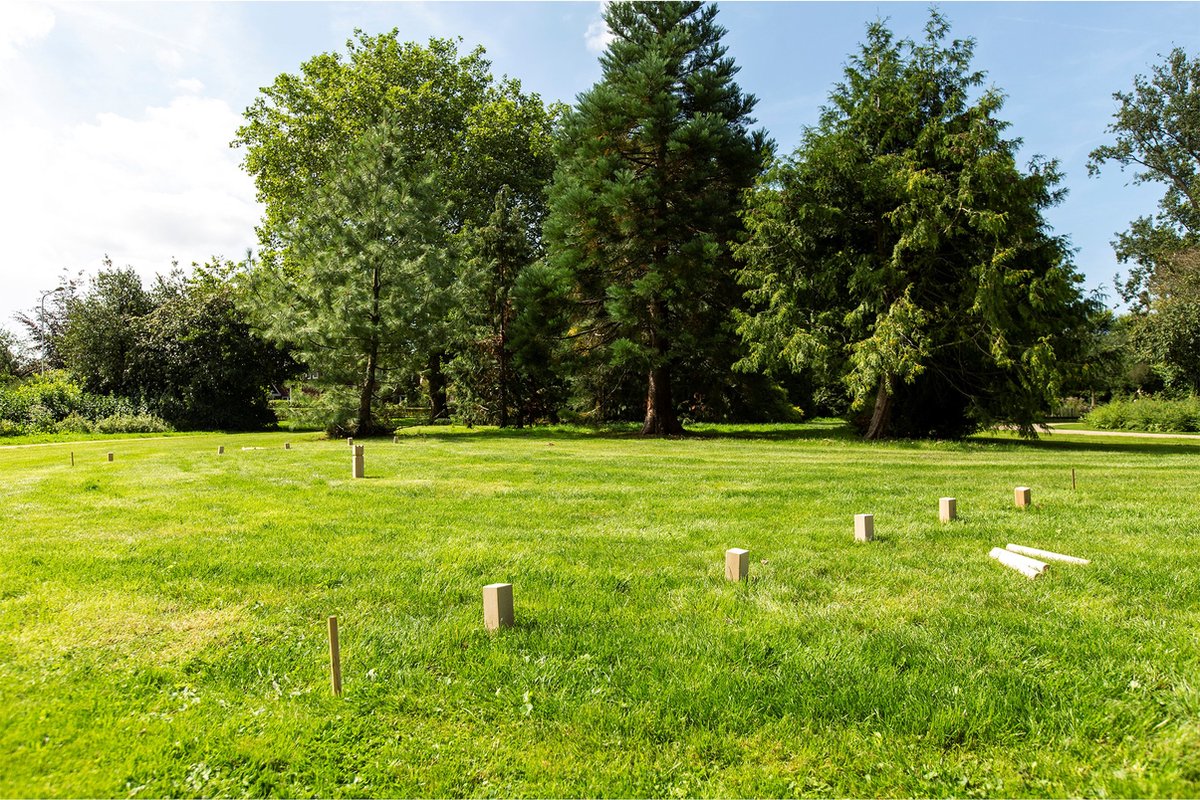 Outdoor Play Kubb spel XL -  Speelgoed - Extra grote uitvoering - Geleverd met draagzak - Inclusief spelregels — afbeelding 7