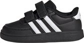 adidas Sportswear Breaknet Lifestyle Court Schoenen met Dubbel Klittenband - Kinderen - Zwart- 25