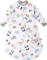 Katoenen baby wrap - babyslaapzak kleine kinderen het hele jaar door slaapzak, pyjama voor jongens en meisjes 90 - 110 cm