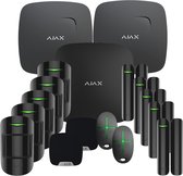 Ajax alarmsysteem voordeelkit met Fire protectie zwart