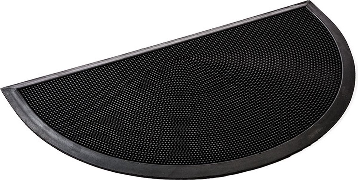 Rubbermagazijn - Deurmat - 75x45cm - Zwart - Rubber deurmat - Entreemat -