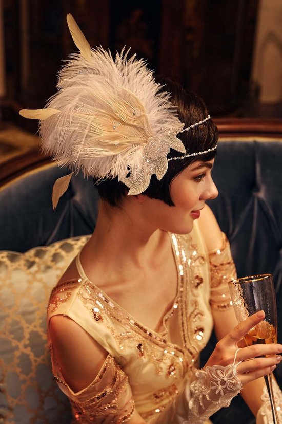 Bandeau Charleston pour femme, style années 1920, style Great Gatsby,  accessoire de