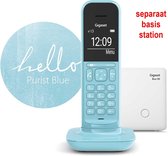 GIGASET CL390 Single DECT draadloze telefoon - blauw - met separaat basisstation - NIET GESCHIKT VOOR NEDERLAND - NIET GESCHIKT VOOR BENELUX