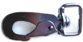 Musketonhaak - RVS - 2 stuks - Sluiting 8 cm lang - Oog 2,5 cm breed - Zweedse karabijnhaak - Sluiting hondenlijn - Sluiting honden lijn - Hobby - Naaien - Ijzerwaren
