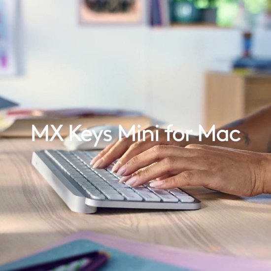 Logitech MX Keys Mini for Mac – Clavier sans fil minimaliste