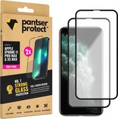 DUO-PACK - 2x Pantser Protect™ Glass Screenprotector Geschikt voor iPhone Xs Max / 11 Pro Max - Case Friendly - Premium Pantserglas - Glazen Screen Protector