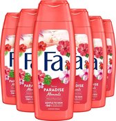 FA - Paradise Moments - Woman - Douchegel - Showergel - 6 x 250 ml - Voordeelverpakking