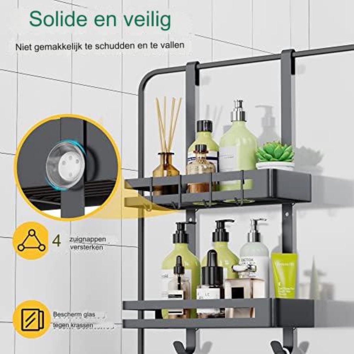 Doucherek Aan Douchewand Ophangbaar Doucherek Doucherek Zonder