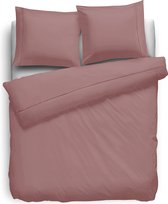 Zavelo Effen Dekbedovertrek Zacht Roze-1-persoons (140 x 200/220 cm