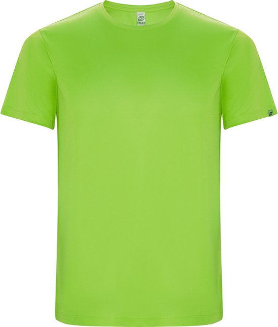 Limoen Groen 4 Pack Unisex ECO CONTROL DRY sportshirt korte mouwen 'Imola' merk Roly maat 3XL