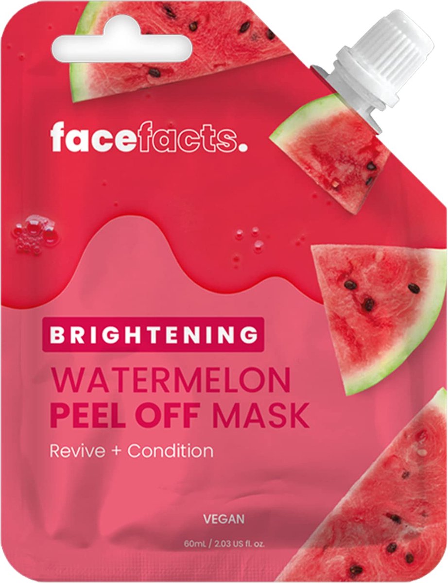 Face Facts | Brightening Watermelon Peel Off Mask - 60ml - Vegan