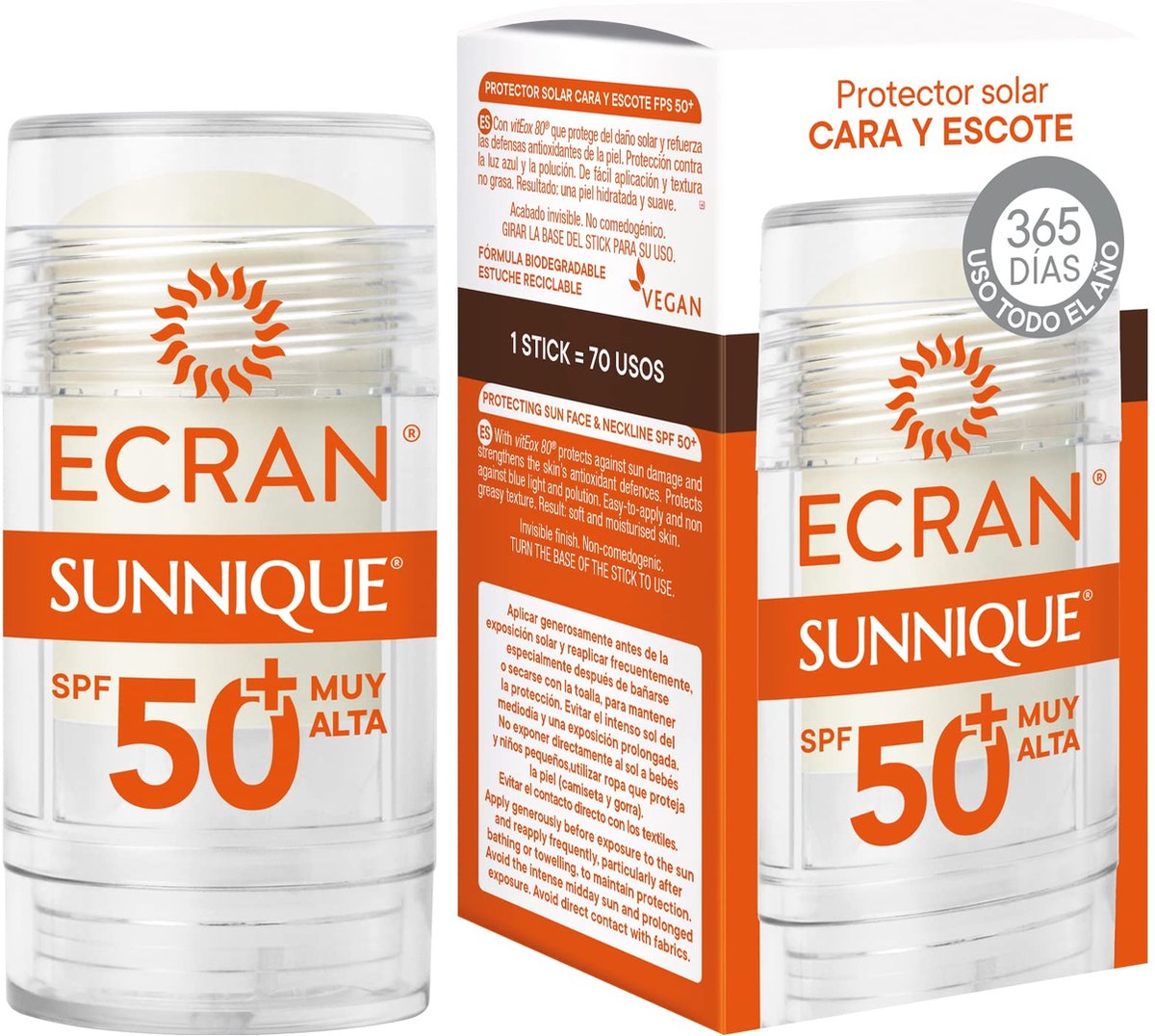 Zonnebrandcrème Ecran Ecran Sunnique 30 ml Spf 50