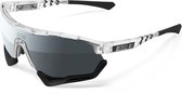 Scicon - Fietsbril - Aerotech XXL - Crystal Gloss - Multimirror Lens Zilver