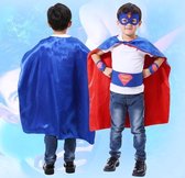 WiseGoods Costume Superman de Luxe - Costume Enfant - Cape & Masque Superhero - Dress Up - Costume Dress Up - Déguisements - Halloween