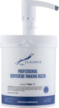 Professional Bodycrème Pakking - Rozen - 1 liter - in handige salonverpakking