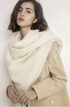 XL-200x70 Grande écharpe exclusive unie épaisse et chaude en cachemire et laine - Indispensable pour l'hiver