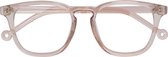 ™Monkeyglasses Alex 09 Shiny pink BLC + 2,5 - Leesbril - Blauw Licht Bril - 100% Upcycled - Danish Design