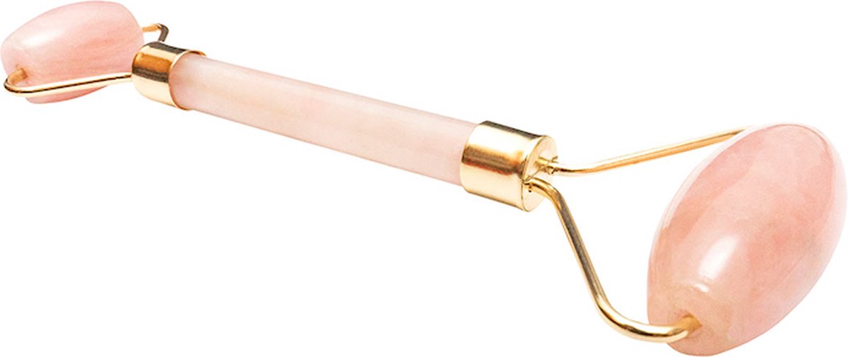 Clavier Rose Quartz Gezichtsmassage Roller - Roze