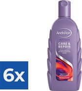 Andrélon Intense Shampoo - Care & Repair 300 ml - Voordeelverpakking 6 stuks