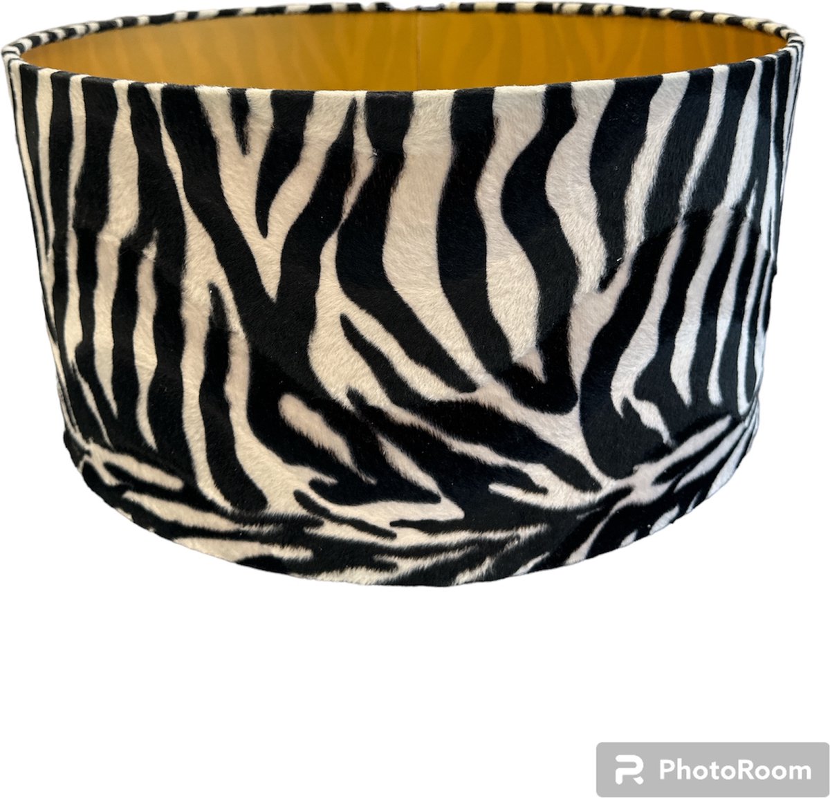 Lampenkap moodlight cilinder 50x50x30 velvet zebra print