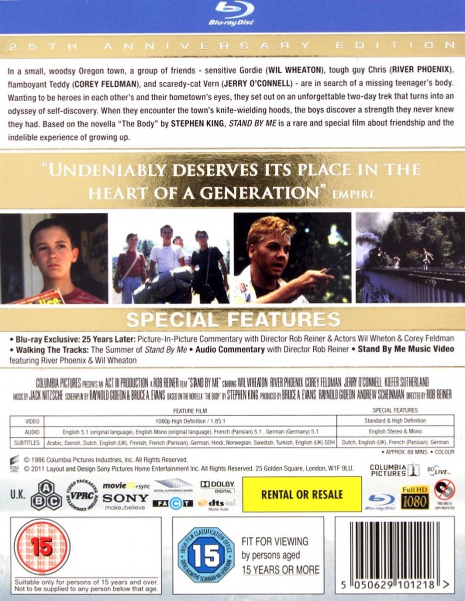 Sony Pictures Home Ent. Stand By Me thumbnail 3