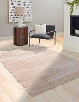 Flycarpets Bolana Modern Effen Vloerkleed - Beige - 200x290 cm