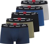 Bol.com Hugo Boss Trunks (5-Pack) - Heren Boxers Kort - Multicolor - Maat L aanbieding