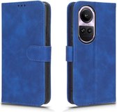 Geschikt voor Oppo Reno 10 / 10 Pro 5G - Book Case - Portemonee Flip cover hoesje Leer - Blauw