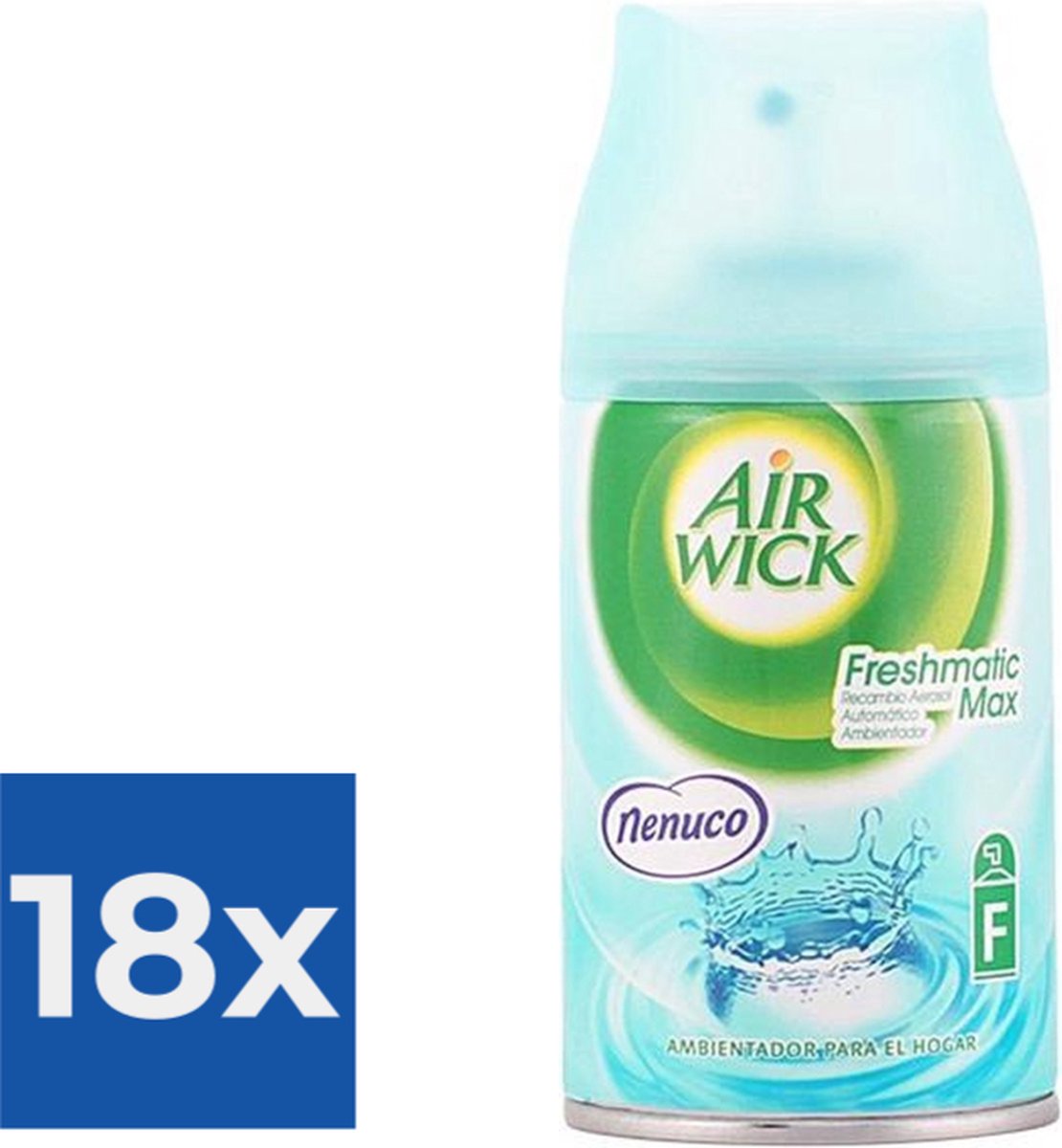 Nenuco Airwick Freshmatic Max (F) navulling - Voordeelverpakking 18 stuks
