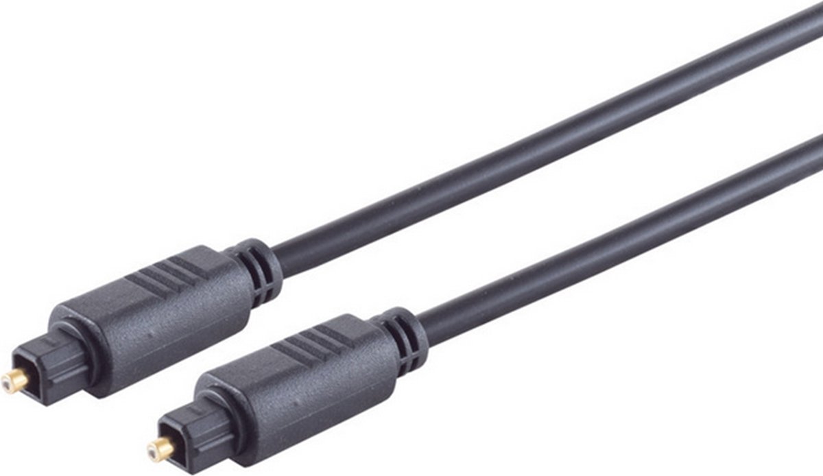 Digitale optische Toslink audio kabel - 4mm / zwart - 5 meter